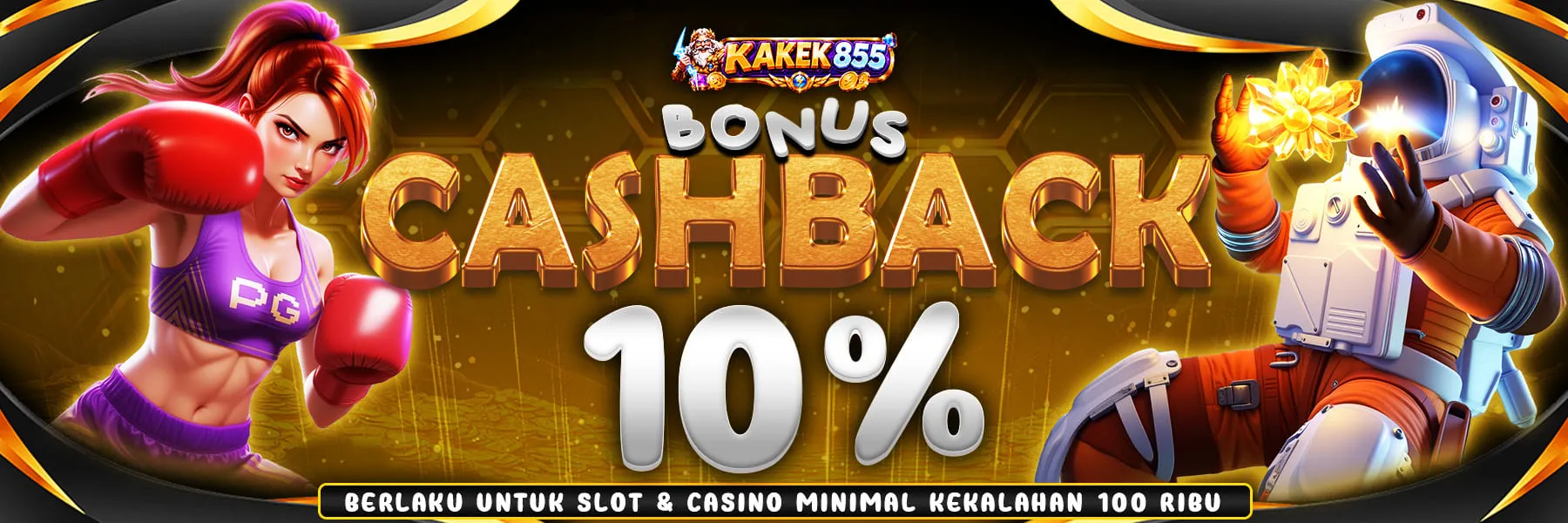 BONUS CASHBACK SLOT & KASINO 10%