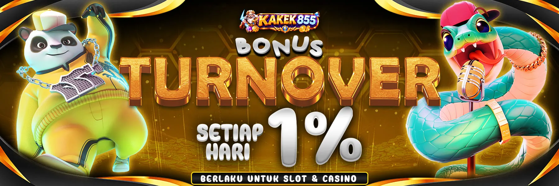 BONUS TURNOVER SLOT & CASINO 1%